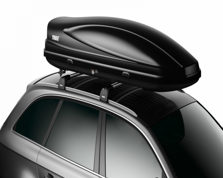 Roof top cargo boxes by Thule and Yakima